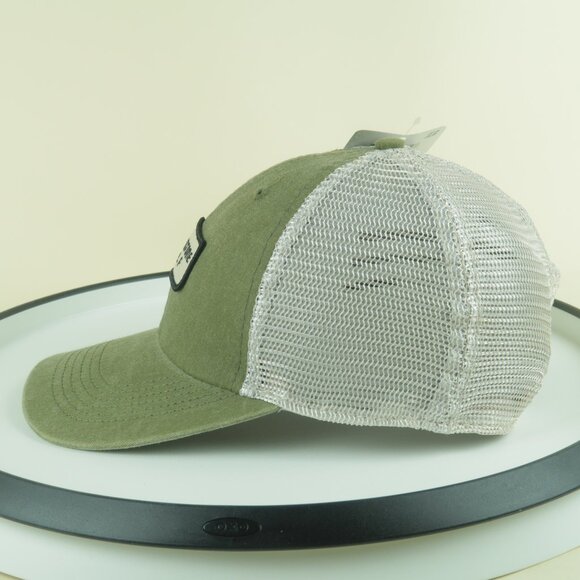 Bridgestone GOlf Retro Logo Trucker Hat Mens Snapback Green White Mesh New - Picture 5 of 5